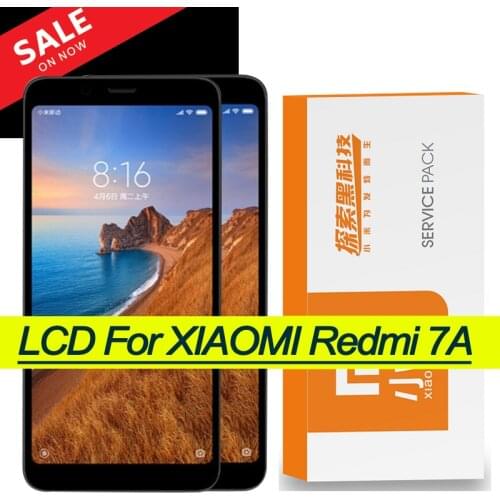 Original 5.45'' for Xiaomi Redmi 7A LCD with Frame Screen Touch Digitizer Assembly for Xiaomi Redmi 7A LCD Display Repair Parts