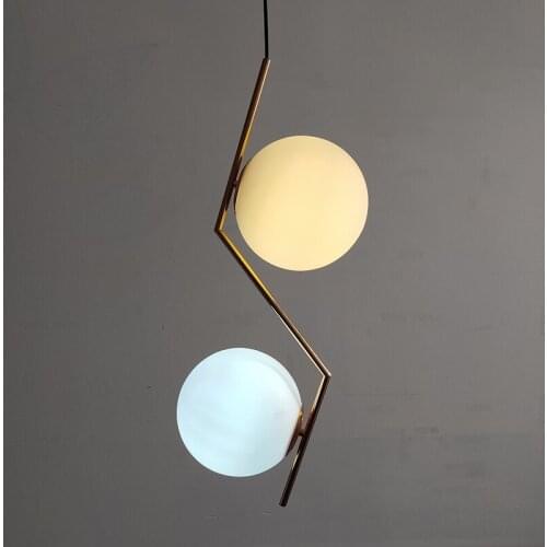 Hanging ceiling lamps glass ball bedroom LED pendant lights pendant lights deco chambre hanging ceiling lamps