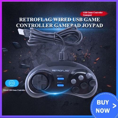 Retroflag Wired USB Game Controller Gamepad Joypad for Rasbperry Pi 4 B/MEGAPi/NESPi/SUPERPi Case for PC/Switch/Windows dropship