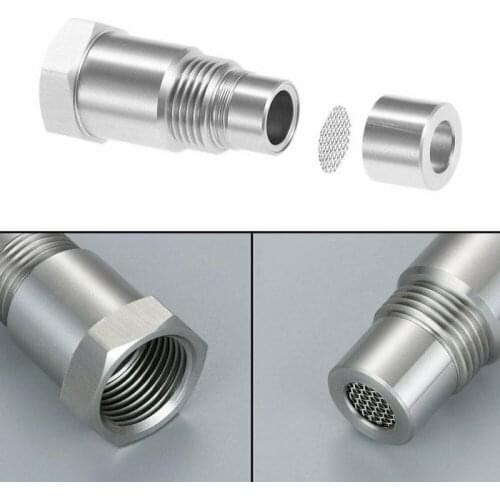 Oxygen O2 Sensor Spacer Adapter Bung Catalytic Converter Fix Check Engine Light O2 Oxygen Sensor M18*1.5 Auto Replacement Parts