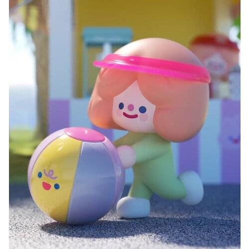 Rico Island Music Festival Series of Blind Box Cute Girl Marshmallow Flower Rabbit Doll Confirm Furnishing Articles Home Decore