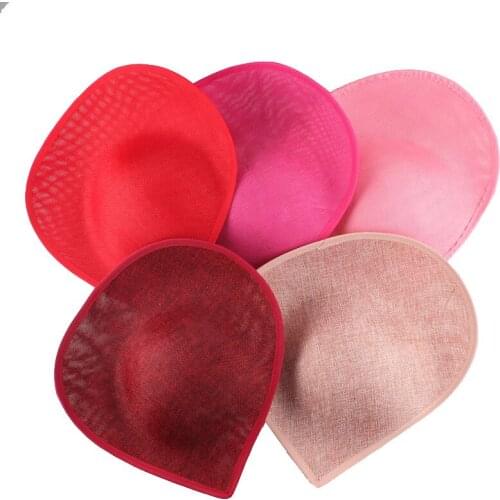 30CM Heart Shape Fascinator Base Imitation Sinamay Hat Millinery Bridal Wedding Hair Accessorie DIY Royal Ascot Party Headwear