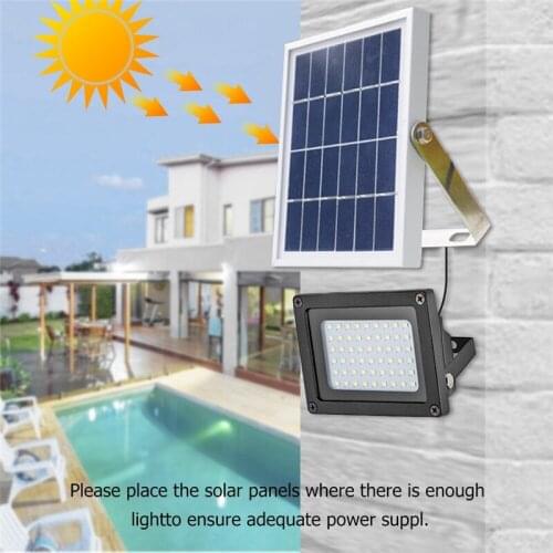 54 LED Solar Lamp Outdoor Waterproof Floodlight Sensor Solar Street Wall Lamp Solar Powered Garden Decoration Security Lights