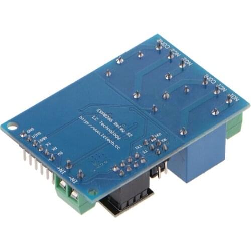 WIFI Relay Module ESP8266 IOT APP Controller 2-Channel For Smart Home 12V