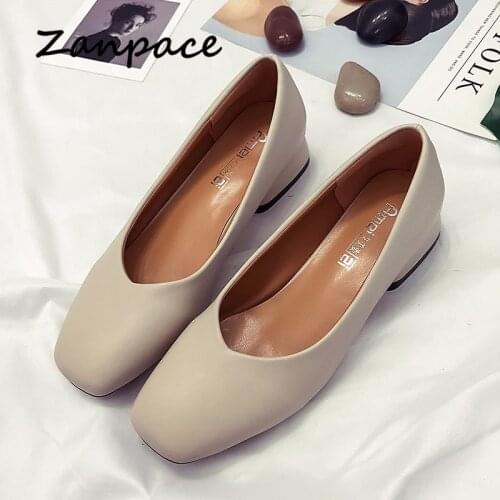 Кожаные туфли-лодочки ZANPACE China At AliExpress