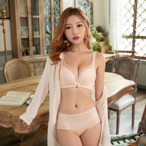 2020 Push Up Lace Bras For Womens Bralette Crop Top Bh BCD Underwear Sexy Lingerie Brassiere Girl Summer Red Beige