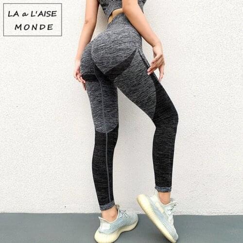 Seamless Sexy High Waist Quick Dry Sport Set Women Fitness Gym Yoga Set Sports Bras +Pants Womens Sportswear Gym Set Women