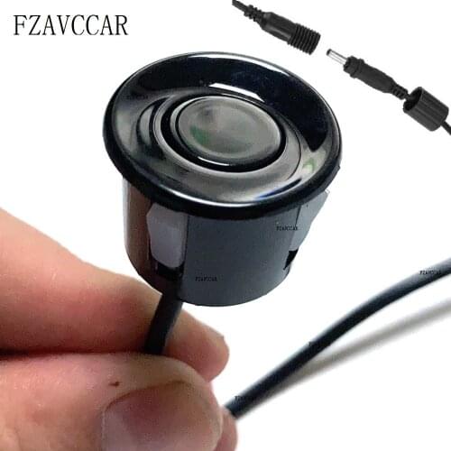 1 Piece 22mm White/black/silver Probe Add 2.5M Cable Car Reverse Radar Parking Waterproof Sensor Sound Alert Indicator Safety