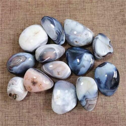 1pcsNatural Persian Agate Quartz Crystal Palm Stone Chakra Healing Gemstone Home Decor