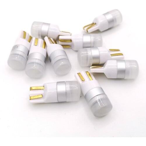 100pcs T10 W5W LED Car Clearance Lights Reading Lamp 3030 SMD Auto Interior Vehicle Dome Door Bulb Accessories Trunk light 6000K