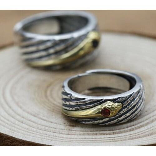 100% 925 Sterling Silver Meteor Shower Silver Rings For Women Wedding Engagement Simple Ring Fashion Jewelry Opening Tail Rings