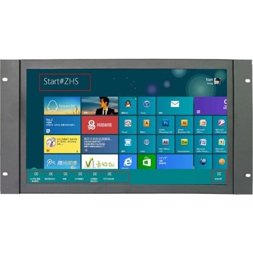 17 Inch Widescreen 1920x1080 Touchscreen Open Frame Embedded Resistive/Capacitive VGA DVI HDMI 1080P Touch Monitor Display