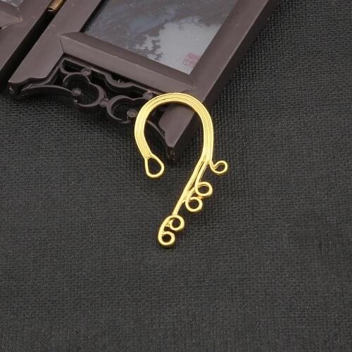 2pcs Earrings Hoops Gold Sliver Color Pendants for women Jewelry Making DIY Earrings Accessories