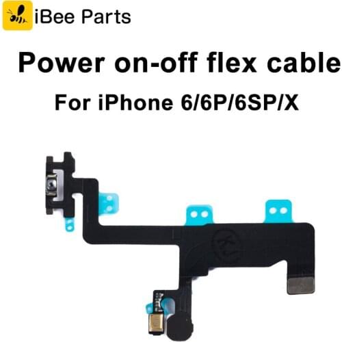 5PCS Brand New For iPhone 6 6 Plus 6S plus X Power on-off Flex Cable