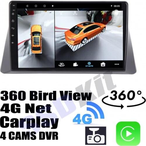 For HONDA Accord 10 CV 2017~2021 Car Audio Navigation GPS Stereo Media Carplay DVR 360 Birdview Around 4G Android System