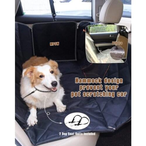 Automotive Pet Pad Car Rear Seat Pet Dog Mat for Dog Waterproof Anti-Dirty Anti-Scratch Protection Pet Mat Safety Exit Design