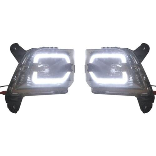 Car LED Bumper Driving Lamp DRL Daytime Running Light Fog Light for Chevrolet Silverado 2019 2020