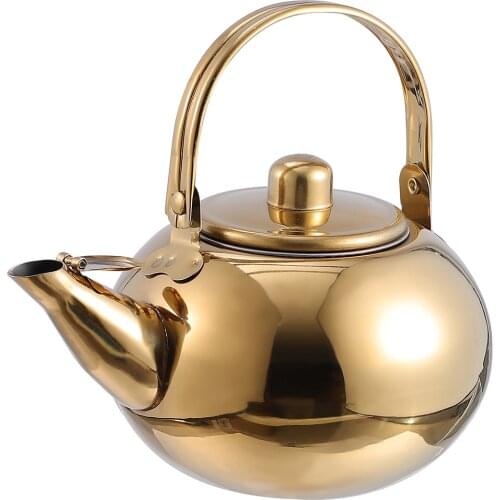 Stainless Steel Tea Kettle Practical Teapot Teakettle with Filter Screen