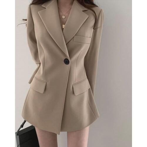 Cotday Women's Long Blazers