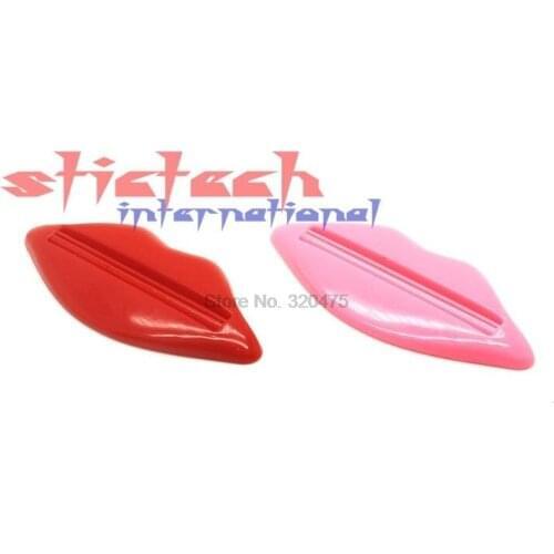 By dhl or ems 2000 pieces Sexy Hot Lip Kiss Bathroom Tube Dispenser Toothpaste Cream Squeezer bath sets