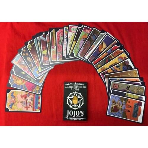 Anime JoJos Bizarre Adventure Tarot Card 31 PCS Cosplay Props Board Game Props Gift