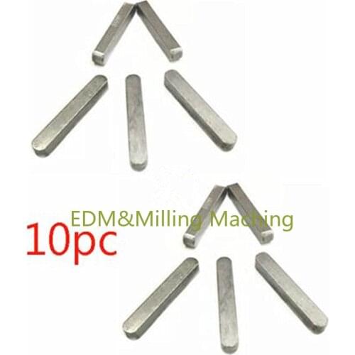 10pc CNC Milling Machine Part - Mill J head part Pin 3x3x18mm key bar for Bridgeport Mill Tool