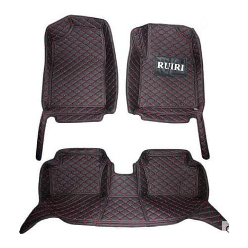 Best quality! Custom special car floor mats for Right Hand Drive Mitsubishi Strada 2019-2015 waterproof carpets for Strada 2018