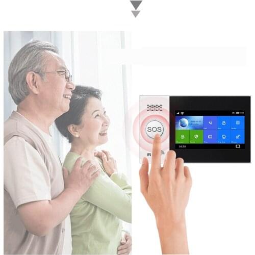Burglar Home Security With Motion Detector Sensor Wireless Home WIFI Burglar Alarm System APP Control GSM GPRS