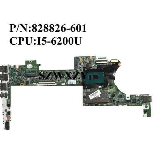 Excellent For HP X360 13-4000 13T-4100 Laptop Motherboard With I5-6200U 8GB 828826-601 828826-001 DAY0DDMBAE0 100% working