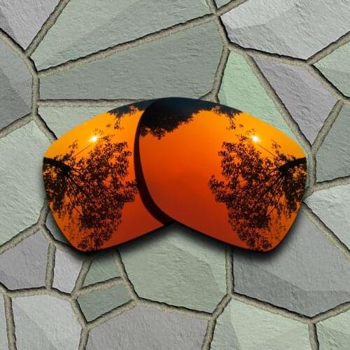 Red Orange Sunglasses Polarized Replacement Lenses for Oakley Deviation
