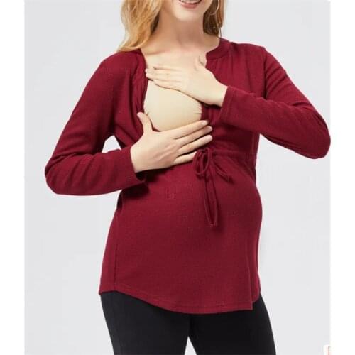 Рубашки и блузки для беременных PreBaMall China At AliExpress