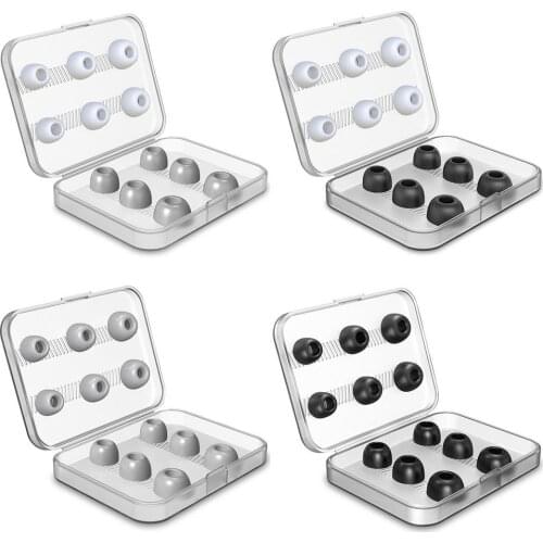 Anti Slip Eartips Memory Foam Earbuds Tips Covers For AirPods Pro Anti-Slip Eartips Memory Sponge Replacement Earplugs Drop Ship