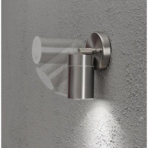 Stainless Steel LED Wall Lamp Outdoor IP65 Waterproof Up Down GU10 Wall Light Modern Garden Porch Decoration Wall Sconce 90-260V