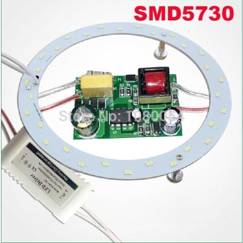 Led 6W 12W 15W 18W SMD 5730 Ceiling Circular Magnetic Light Lamp AC220V 110V Round Ring LED Panel board with Magnet Driver