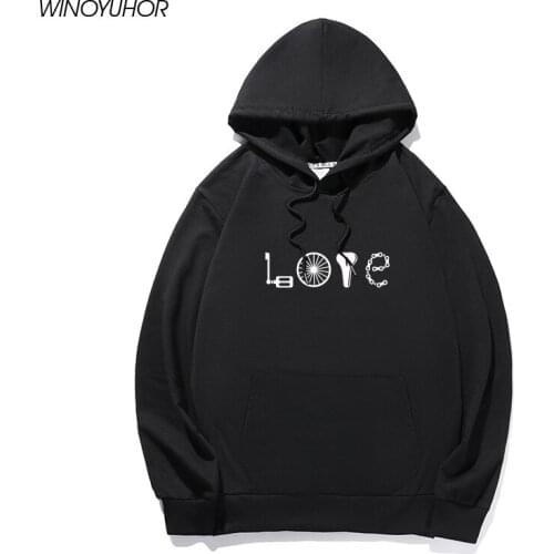 Love Bikes Hoodies Men Women 2019 Autumn New Causal Sweatshirts Funny Bicycle Lover Gift Tops Cool Streetwear Pullovers