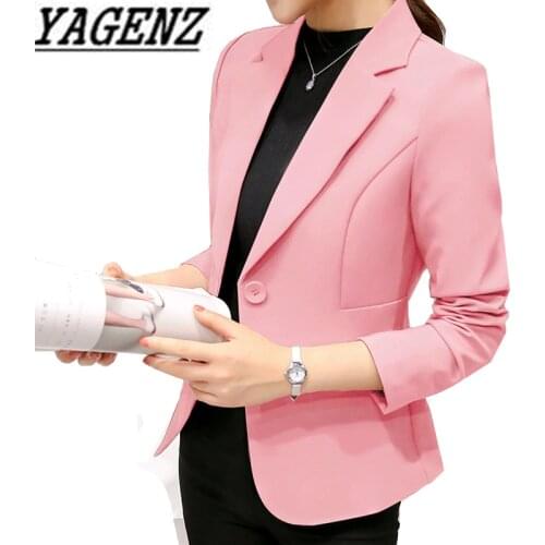 2020 New Spring Autumn Business Women Blazers And Jackets Fashion Casual Slim Single Button Blazer Femenino Ladies Blazer Female