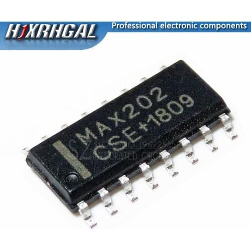 1PCS/LOT MAX202CSE MAX202 CSE SOP-16 RS-232 Interface IC 5V RS-232 Tcvr w/0.1uF External Cap