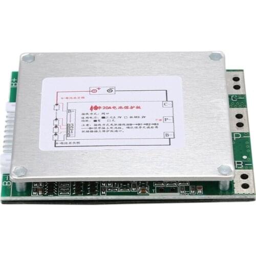 10S 36V 20A Li-Ion Lipolymer Battery Protection Board BMS PCB Board for E-Bike EScooter