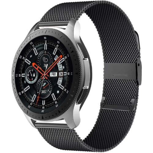 20mm 22mm Stainless Steel Band for Samsung Galaxy Watch 42mm 46mm Gear S3 Frontier Milanese Wristband For Huawei GT 2 42mm 46mm