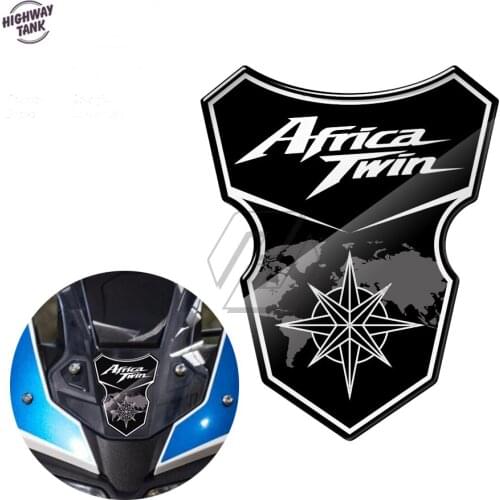 3D Resin Motorcycle Front Fender Fairing Stiicker Case for Honda CRF1000L Africa Twin 2016-2019