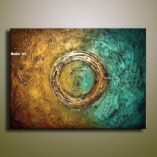 Abstract Gold Canvas Painting Art Hand Painted Poster Painting Figure Abstract Wall Picture for Living Room Cuadros