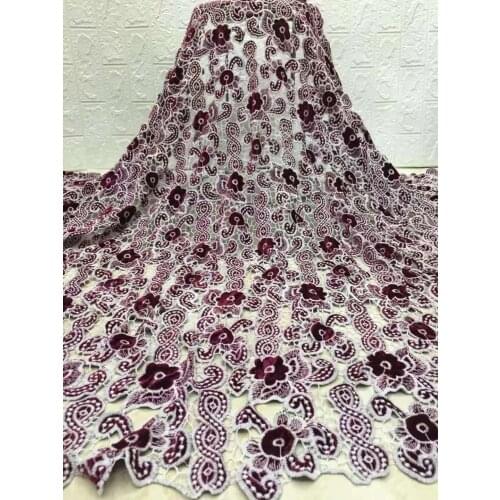 African Lace Fabric Embroidered French Lace Fabric High Quality Low Price For Sale Nigeria Mesh Lace Fabric FJ36001