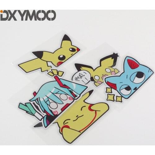 Car Styling Vinyl Decal Cute Lovely Cartoon Motorcycle Oil Tank Body Sticker Bumper