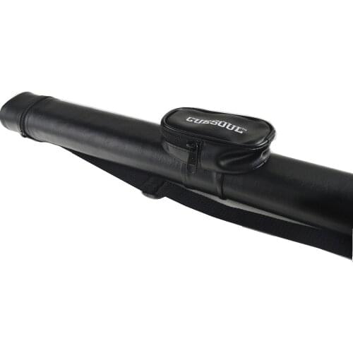 Cuesoul PU Leather Russian Billiard Cue Case 1/2 Rod Box