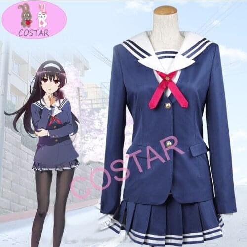 COSTAR Anime Saekano How To Raise A Boring Girlfriend Cosplay Costumes Kasumigaoka Utaha Katou Megumi Uniforms Women Cosplay