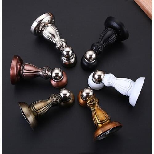 Stainless Steel Magnet Door Stopper Holder Catch Anti-collision Door Wall Protective Stopper Suction Fitting with Screw