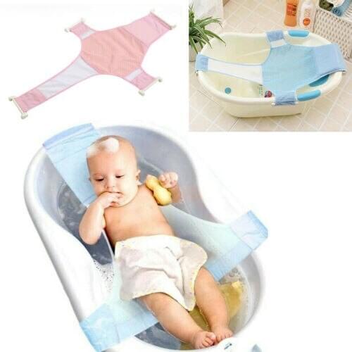 Baby Infant Bath Tub Safety Seat Bathing Newborn Shower Mesh Sling Toddler T