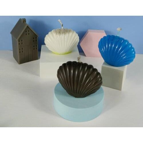 DIY Shell Candle Molds Candle Making Mould Handmade Soap Molds Candle Accessory