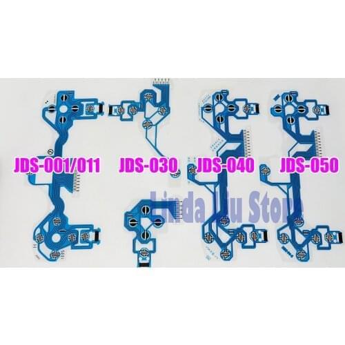 For PS4 JDM 050 JDS-040 Ribbon Circuit Joystick Flex Cable Conductive Film For PlayStation 4 Pro JDS 001 030 Controller 30pcs