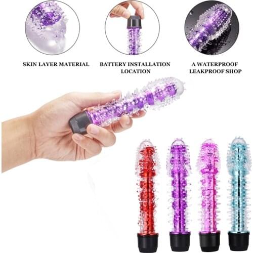 HoozGee Jelly Dildo Multispeed Vibrator for Women Vagina Clitoris Massager Magic Wand Erotic Sex Toys for Adults Intimate Goods